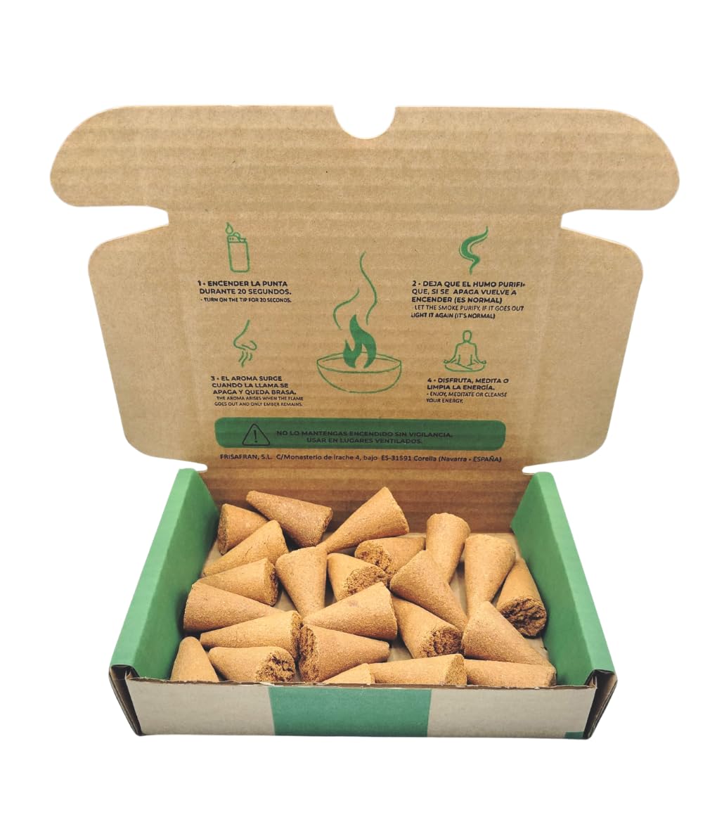 SALVIA | Palo Santo Naturel 50g (5-7 Bâtons) | Encens Naturel pour Purification Énergétique, Méditation et Relaxation | Bois Sacré du Pérou